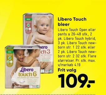 Bilka Touch bleer str 6 13-20 kg tilbud