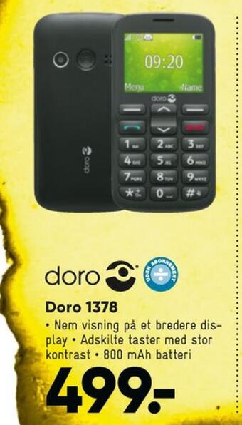 Bilka 1378 mobiltelefon tilbud