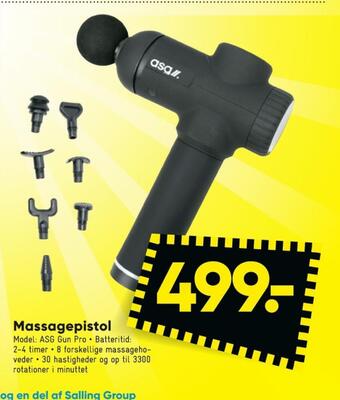 Bilka Asg massagepistol tilbud