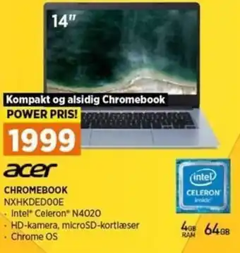 Power Acer Chromebook NXHKDEDOOE tilbud