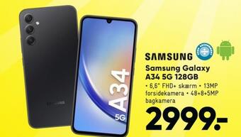 Bilka Galaxy a34 mobiltelefon tilbud