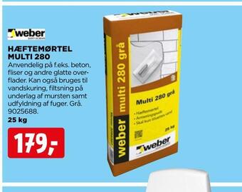 jem & fix Hæftemørtel multi 280 tilbud