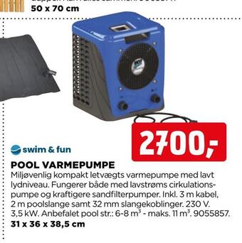 jem & fix Pool varmepumpe tilbud