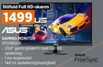 Power Asus Gaming Monitor VP249QGR tilbud