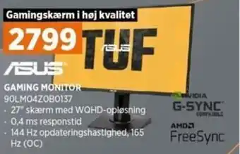 Power Asus Gaming Monitor 90LMO4ZOB0137 tilbud