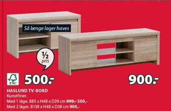 JYSK HASLUND TV-BORD tilbud