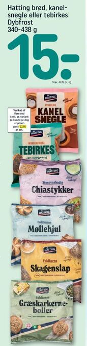 REMA 1000 Hatting rundstykker tilbud