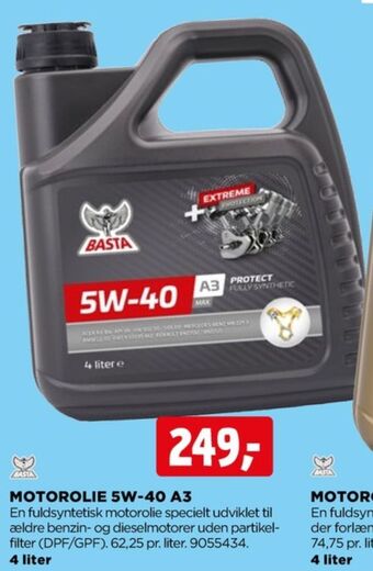 jem & fix Basta motorolie tilbud