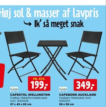 jem & fix Sunlife caféstole tilbud