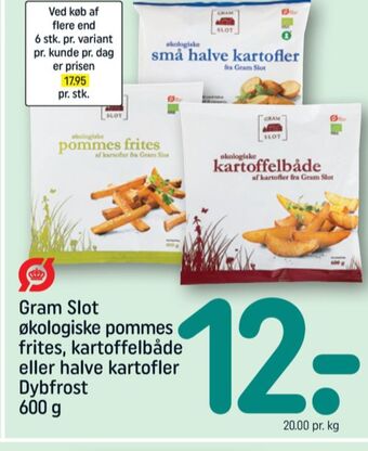 REMA 1000 Gram slot kartoffelprodukter tilbud