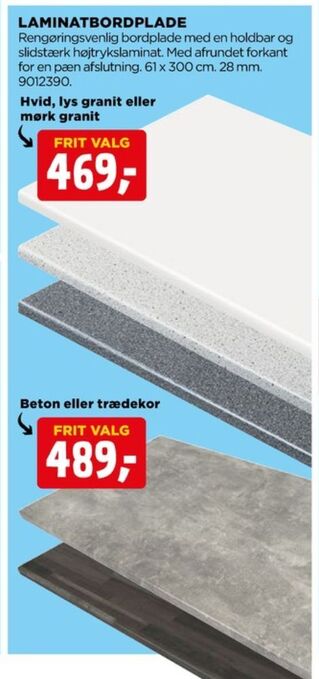 jem & fix Ukendt bordplade tilbud