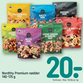 REMA 1000 Nordthy nøddemix tilbud