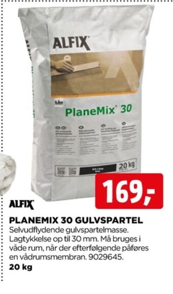 jem & fix Planemix 30 gulvspartelmasse tilbud