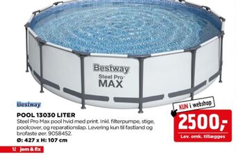 jem & fix Bestway pool tilbud