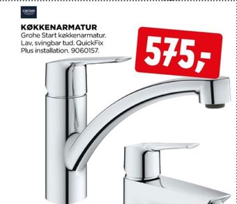 jem & fix Grohe køkkenarmatur tilbud
