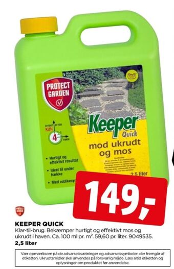 Keeper ukrudtsmiddel