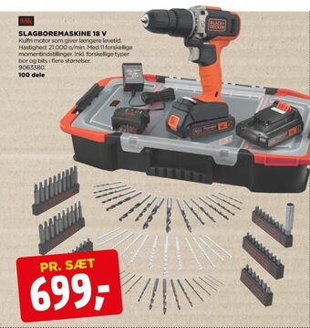 Black&decker slagboremaskine
