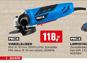 jem & fix Prize vinkelsliber tilbud