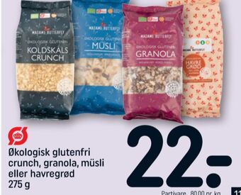 REMA 1000 Madame butterfly müsli tilbud