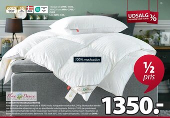 JYSK TUSINDFRYD MOSKUSDUNDYNE tilbud