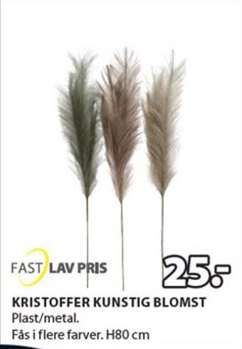 JYSK KRISTOFFER KUNSTIG BLOMST tilbud
