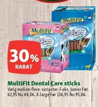 Maxi Zoo Multifit dental care sticks tilbud