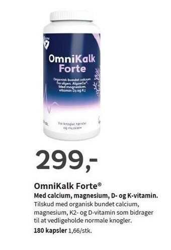Helsam Omnikalk forte tilbud