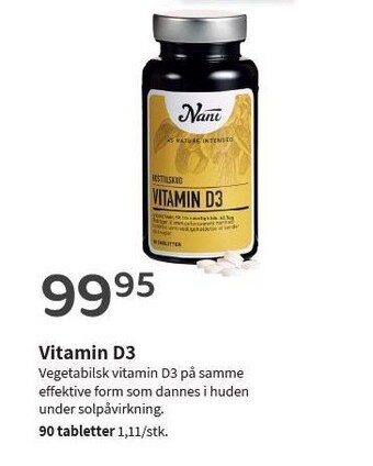 Helsam Vitamin d3 tilbud