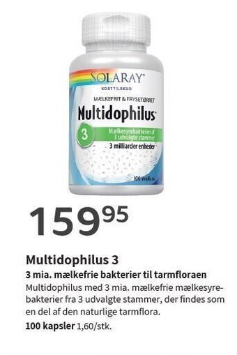 Helsam Multidophilus 3 tilbud