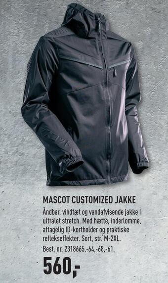Johannes Fog Mascot customized jakke tilbud