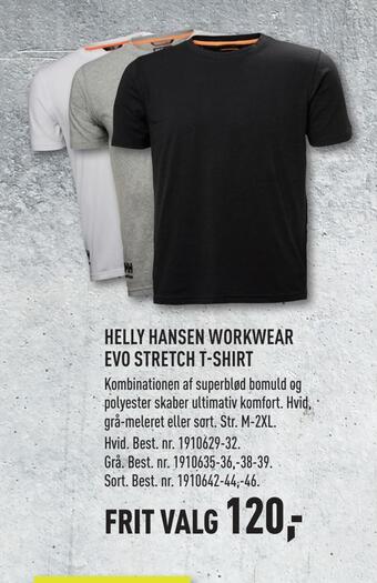 Johannes Fog Helly hansen workwear evo stretch t-shirt tilbud