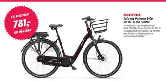 Fri BikeShopOFFLINE Batavus palermo e-go tilbud