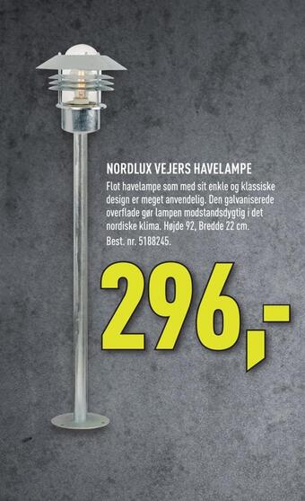 Nordlux vejers havelampe