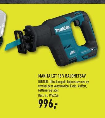 Johannes Fog Makita lxt 18 v bajonetsav tilbud