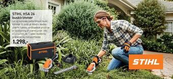 Johannes Fog Stihl hsa 26 busktrimmer tilbud