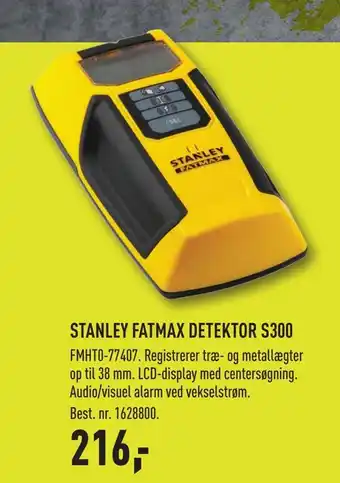 Johannes Fog Stanley fatmax detektor s300 tilbud