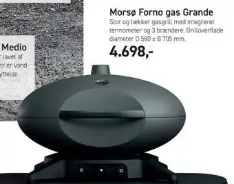 Johannes Fog Morsø forno gas grande tilbud