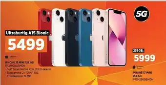 Power Iphone 13 mini 128 gb eller iphone 13 mini 256 gb tilbud