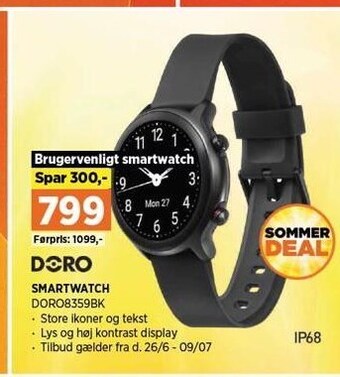 Power Doro smartwatch tilbud