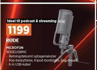 Power Røde microfon tilbud