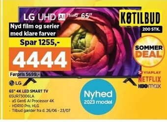 Power Lg 65 4k led smart tv tilbud