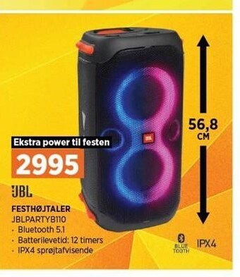 Power Jbl festhøjtaler tilbud