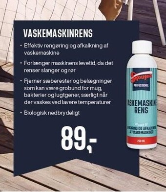 Skousen Vaskemaskinrens tilbud