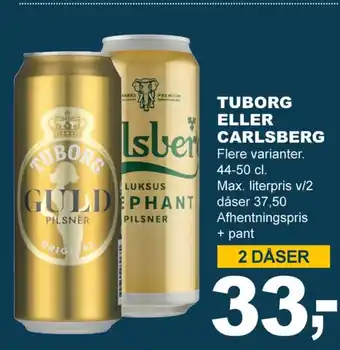 Let-Køb Guld øl tilbud