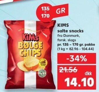 Kaufland DE KIMS salte snacks tilbud