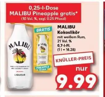 Kaufland DE MALIBU Kokoslikör tilbud