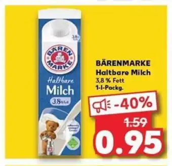 Kaufland BÄRENMARKE Haltbare Milch tilbud