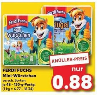 Kaufland FERDI FUCHS Mini-Würstchen tilbud