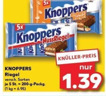 Kaufland DE KNOPPERS Riegel tilbud