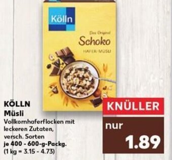 Kaufland KÖLLN Müsli tilbud